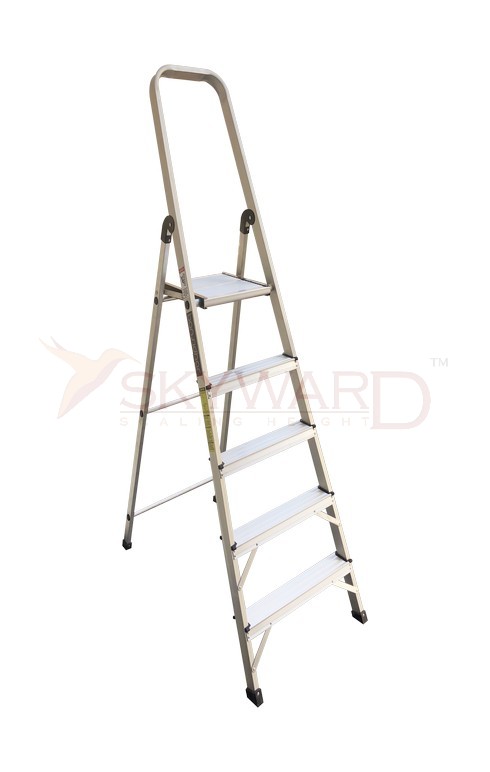 Model No. 110 Aluminium Jumbo Ladder for Home, Warehouse and Industrial Access Use, Professional Portable Climbing Ladder for Maintenance, Storage, Construction and Everyday Working Needs 